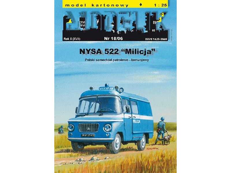 NYSA 522 Milicja polski samochód patrolowo-konwojowy - zdjęcie 1 NYSA 522 Milicja polski samochód patrolowo-konwojowy - zdjęcie 1