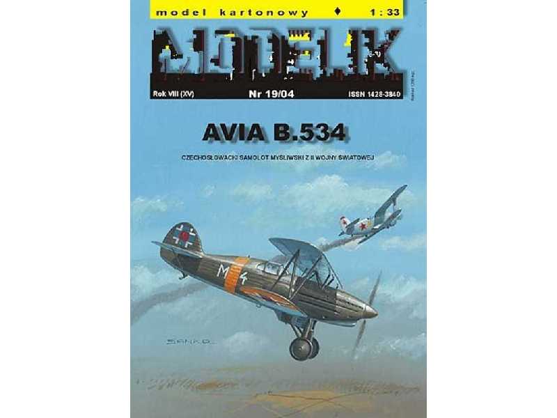 AVIA B.534 czechosłowacki samolot myśliwski z II wojny światowej - zdjęcie 1 AVIA B.534 czechosłowacki samolot myśliwski z II wojny światowej - zdjęcie 1