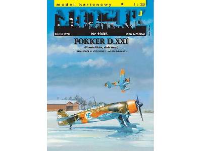 FOKKER D.21 fiński samolot myśliwski z II wojny światowej - zdjęcie 1