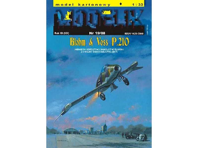BLOHM & VOSS P.210 niemiecki myśliwiec odrzutowy (projekt) z - zdjęcie 1 BLOHM & VOSS P.210 niemiecki myśliwiec odrzutowy (projekt) z - zdjęcie 1