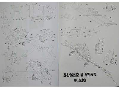 BLOHM &amp; VOSS P.210 niemiecki myśliwiec odrzutowy (projekt) z - zdjęcie 9