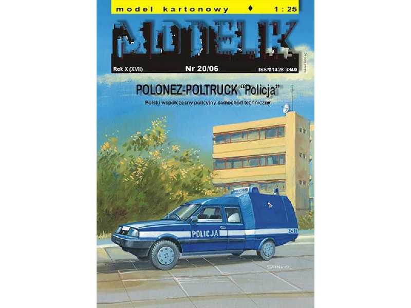 POLONEZ-POLTRUCK Policja polski współczesny techniczny pojazd po - zdjęcie 1 POLONEZ-POLTRUCK Policja polski współczesny techniczny pojazd po - zdjęcie 1