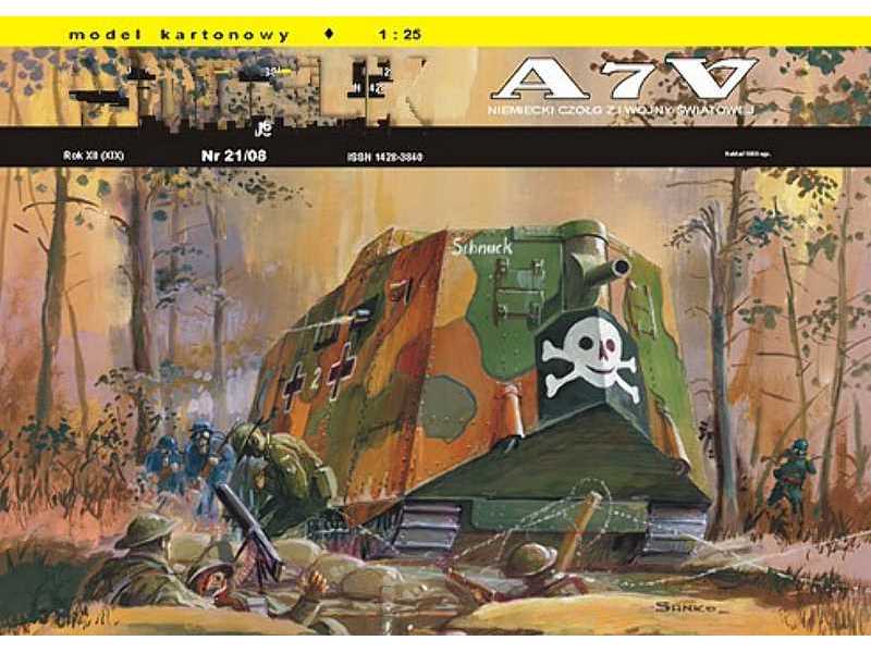 A7V niemiecki czołg z I wojny światowej - zdjęcie 1 A7V niemiecki czołg z I wojny światowej - zdjęcie 1
