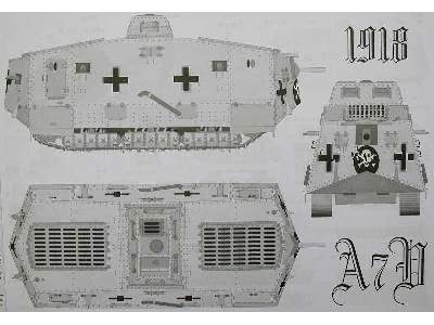 A7V niemiecki czołg z I wojny światowej - zdjęcie 7