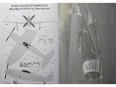 P-47D 20RA Thunderbolt amerykański samolot myśliwski z II wojny  - zdjęcie 3