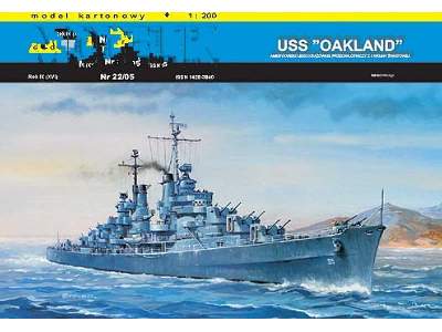 USS OAKLAND amerykański krążownik przeciwlotniczy z II w. świato - zdjęcie 1