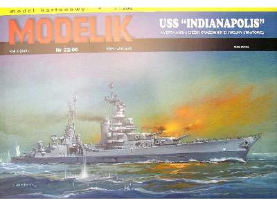 USS INDIANAPOLIS amerykański ciężki krążownik z II wojny światow - zdjęcie 2