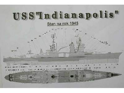 USS INDIANAPOLIS amerykański ciężki krążownik z II wojny światow - zdjęcie 9