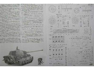 PzKpfw VI TIGER II (wieża Henschel) niemiecki czołg ciężki z II  - zdjęcie 14