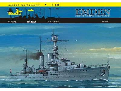 EMDEN Niemiecki lekki krążownik z II Wojny Światowej - zdjęcie 1