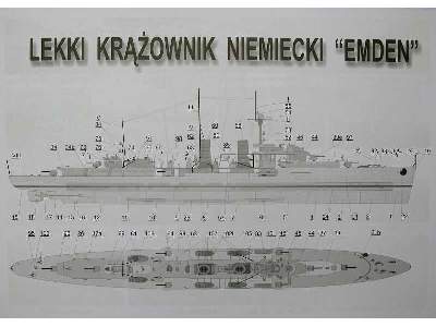 EMDEN Niemiecki lekki krążownik z II Wojny Światowej - zdjęcie 9