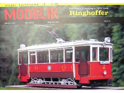 RINGHOFFER 1911 Tramwaj miejski z Cieszyna z 1911 roku - zdjęcie 2