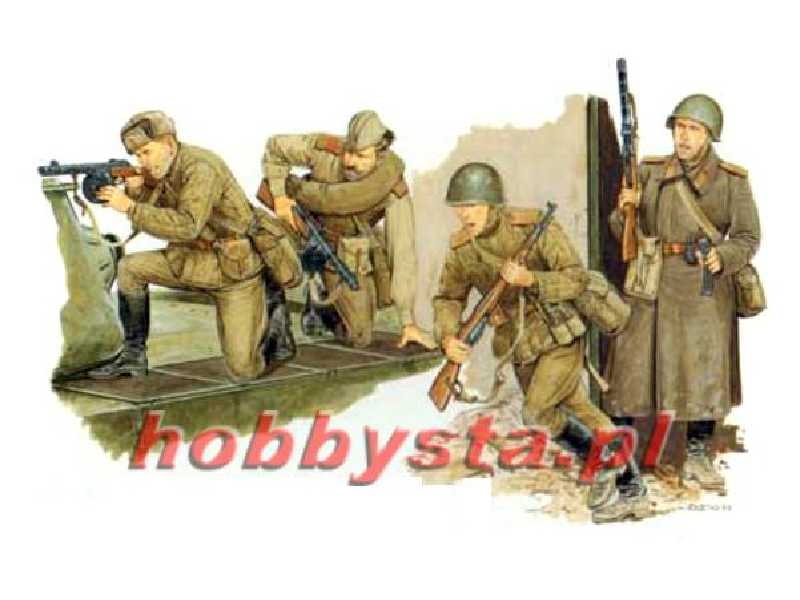 Figurki Soviet Motor Rifle Troop - zdjęcie 1 Figurki Soviet Motor Rifle Troop - zdjęcie 1