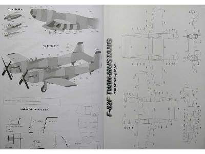 F-82F Twin Mustang amerykański myśliwiec eskortujący z II wojny  - zdjęcie 6