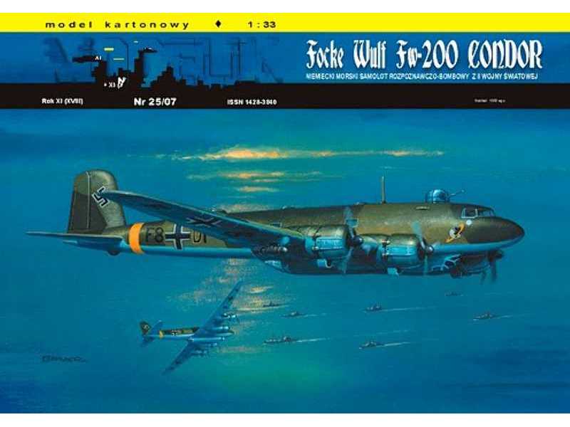 FW-200 CONDOR niemiecki morski samolot patrolowo bombowy z II w. - zdjęcie 1 FW-200 CONDOR niemiecki morski samolot patrolowo bombowy z II w. - zdjęcie 1