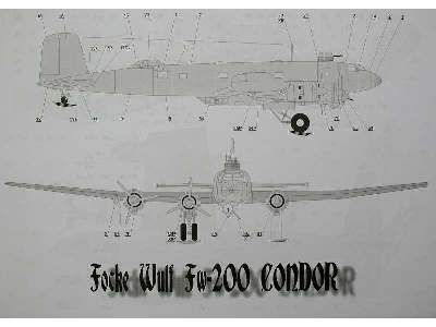 FW-200 CONDOR niemiecki morski samolot patrolowo bombowy z II w. - zdjęcie 13