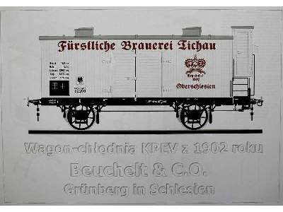 BEUCHELT-CHŁODNIA niemiecki wagon normalnotorowy z początku XX w - zdjęcie 14