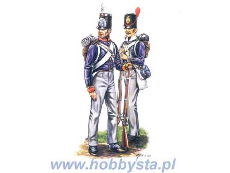 Figurki Waterloo Netherlands Militia & Belgian Infantry - zdjęcie 1 Figurki Waterloo Netherlands Militia & Belgian Infantry - zdjęcie 1