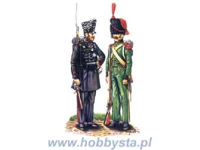 Figurki Waterloo Lutzow Freikorps & Nassau Grenadiers - zdjęcie 1