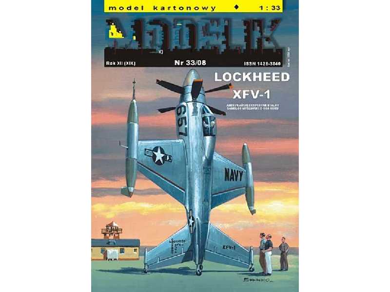 LOCKHEED XFV-1 amerykański eksperymentalny myśliwiec pion. start - zdjęcie 1