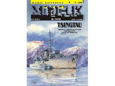 TSINGTAU niemiecki okręt-baza kutrów torpedowych z II wojny świa - zdjęcie 1