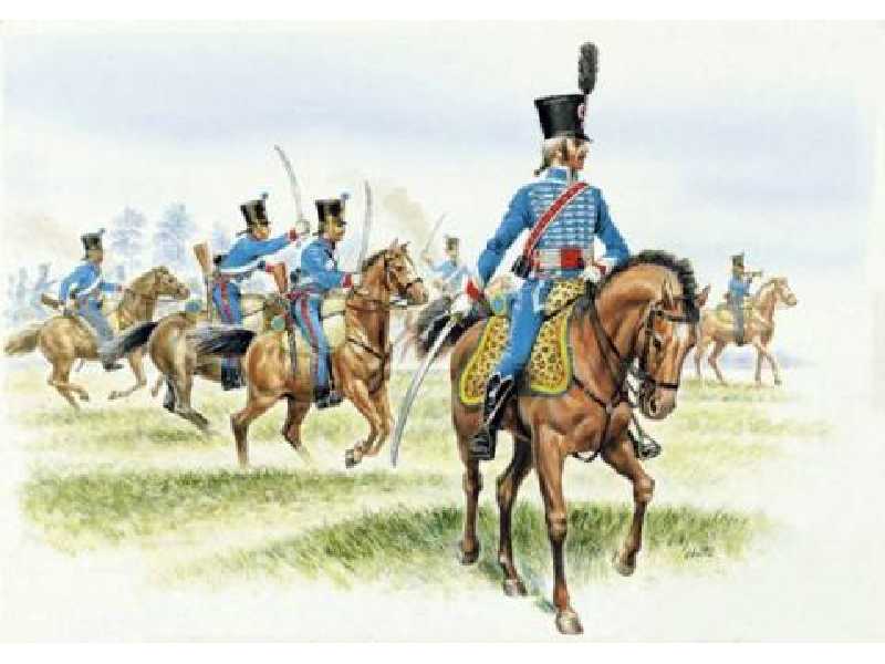 Figurki - Francuscy husarzy - 1806/7 - zdjęcie 1 Figurki - Francuscy husarzy - 1806/7 - zdjęcie 1