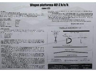 Wagon platforma z kłonicami 401 Ze - zdjęcie 9