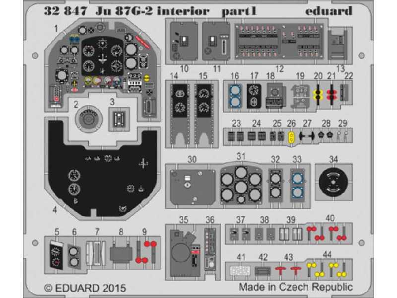 Ju 87G-2 interior 1/32 - Trumpeter - zdjęcie 1 Ju 87G-2 interior 1/32 - Trumpeter - zdjęcie 1