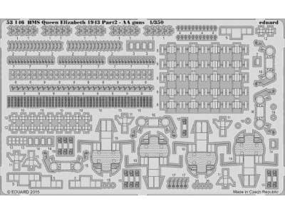 HMS Queen Elizabeth 1943 pt 2 - AA guns 1/350 - Trumpeter - zdjęcie 1