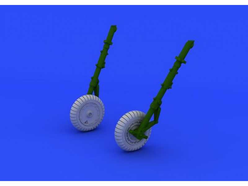 Fw 190A wheels late 1/72 - Eduard - zdjęcie 1 Fw 190A wheels late 1/72 - Eduard - zdjęcie 1