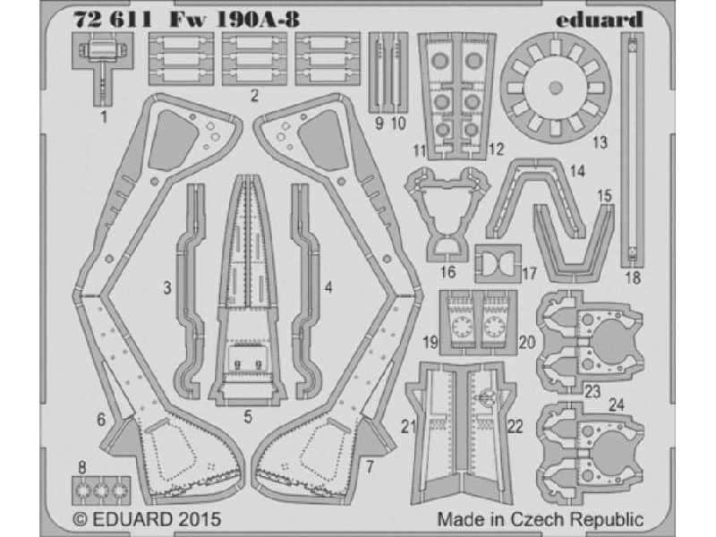 Fw 190A-8 1/72 - Eduard - zdjęcie 1 Fw 190A-8 1/72 - Eduard - zdjęcie 1