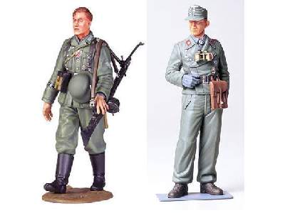 Czołgista i piechociarz - Wehrmacht 2 figurki - zdjęcie 1
