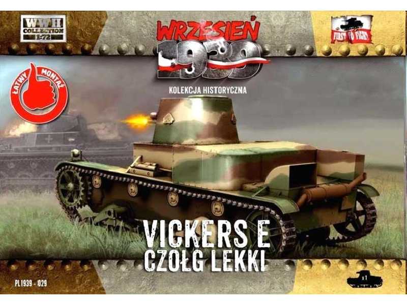 Czołg Vickers jednowieżowy - zdjęcie 1 Czołg Vickers jednowieżowy - zdjęcie 1