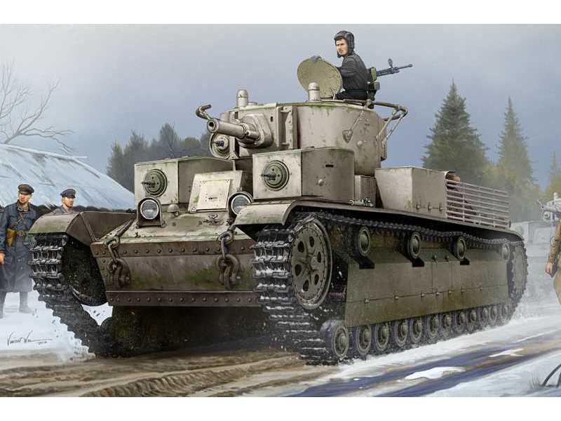 T-28 - nitowany - sowiecki czołg średni - zdjęcie 1 T-28 - nitowany - sowiecki czołg średni - zdjęcie 1