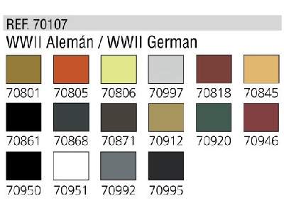 Zestaw farb Model Color - Niemcy II W.Ś. - 16 farb - zdjęcie 2