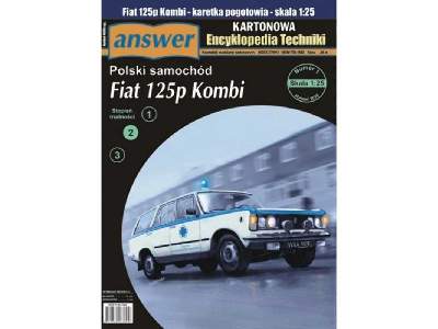 Polski Samochód Fiat 125p Kombi Karetka - zdjęcie 1