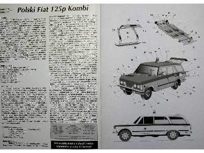 Polski Samochód Fiat 125p Kombi Karetka - zdjęcie 3