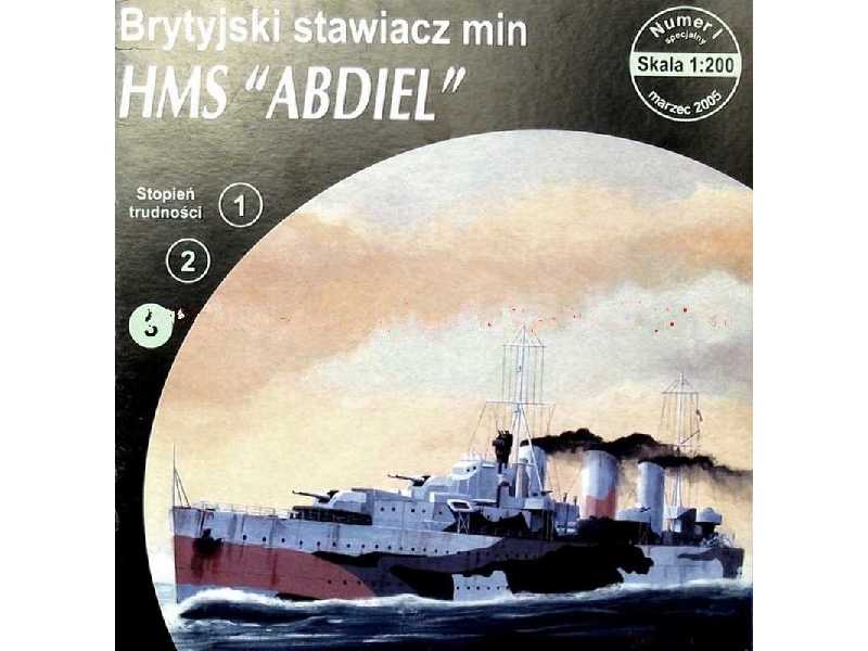 Brytyjski stawiacz min HMS Abdiel - zdjęcie 1 Brytyjski stawiacz min HMS Abdiel - zdjęcie 1