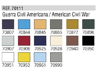 Zestaw farb Model Color - Wojna Secesyjna - 16 farb - zdjęcie 2