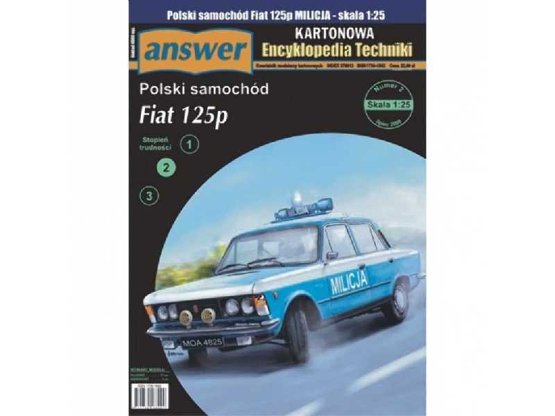Polski Samochód Fiat 125p MILICJA - zdjęcie 1 Polski Samochód Fiat 125p MILICJA - zdjęcie 1