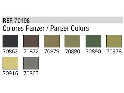 Zestaw farb Model Color - Panzer Colors - 8 farb - zdjęcie 2