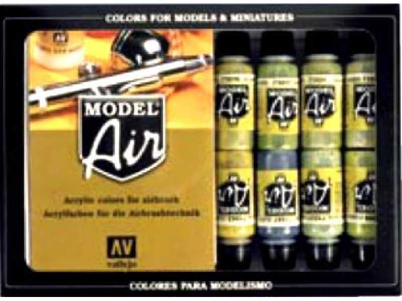 Zestaw farb Model Air - Czołgi, pojazdy bojowe - 16 farb - zdjęcie 1 Zestaw farb Model Air - Czołgi, pojazdy bojowe - 16 farb - zdjęcie 1