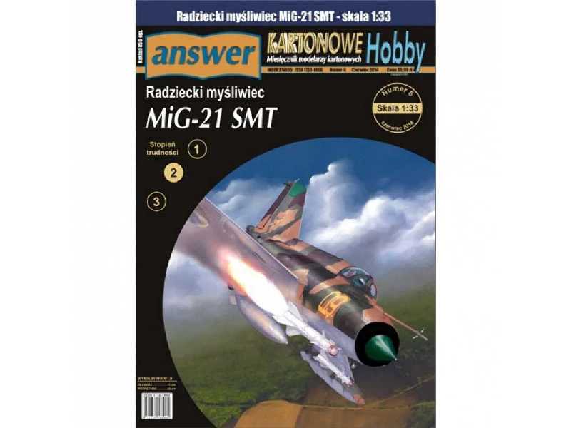 Radziecki myśliwiec MiG-21 SMT - zdjęcie 1 Radziecki myśliwiec MiG-21 SMT - zdjęcie 1