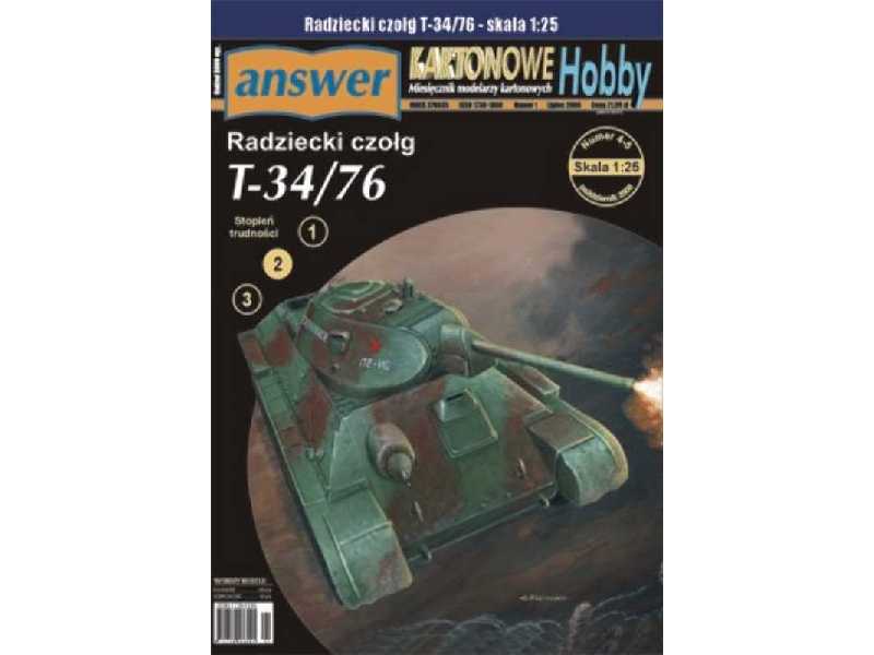 Radziecki czołg T-34/76 - zdjęcie 1 Radziecki czołg T-34/76 - zdjęcie 1