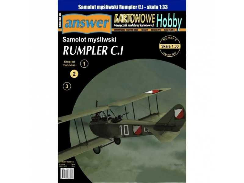 Samolot myśliwski Rumpler C.I - zdjęcie 1 Samolot myśliwski Rumpler C.I - zdjęcie 1