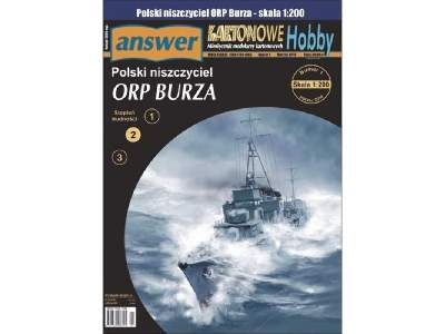 Polski niszczyciel ORP BURZA - zdjęcie 1