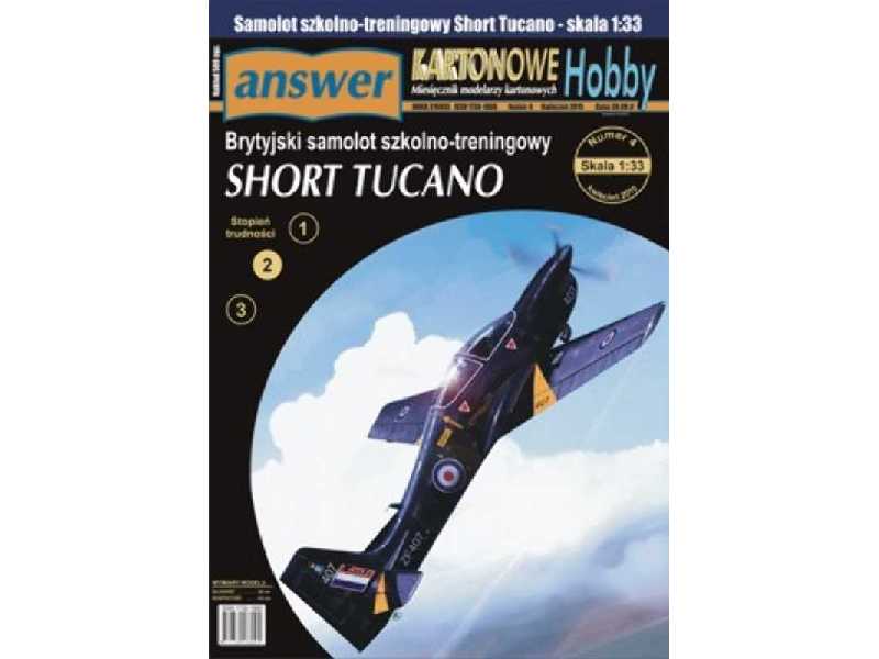Brytyjski samolot szkolno-treningowy SHORT TUCANO - zdjęcie 1 Brytyjski samolot szkolno-treningowy SHORT TUCANO - zdjęcie 1