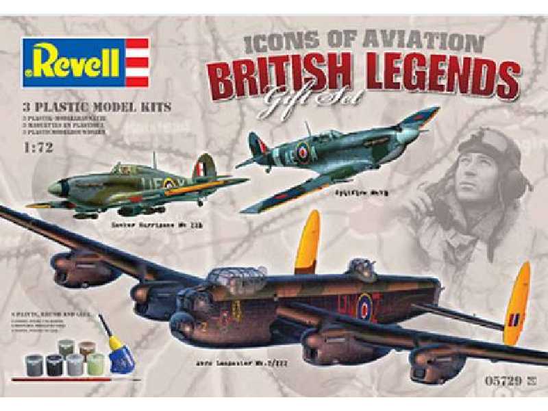 Zestaw podarunkowy samolotów "BRITISH LEGENDS" - zdjęcie 1