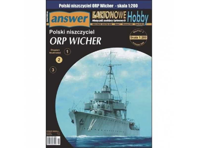 Polski niszczyciel ORP Wicher - zdjęcie 1 Polski niszczyciel ORP Wicher - zdjęcie 1