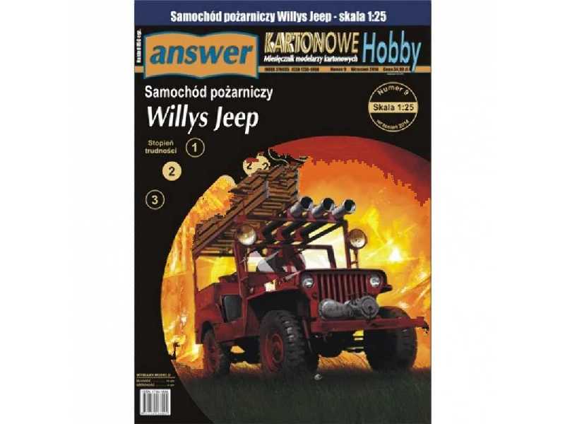 Samochód pożarniczy Willys Jeep - zdjęcie 1 Samochód pożarniczy Willys Jeep - zdjęcie 1